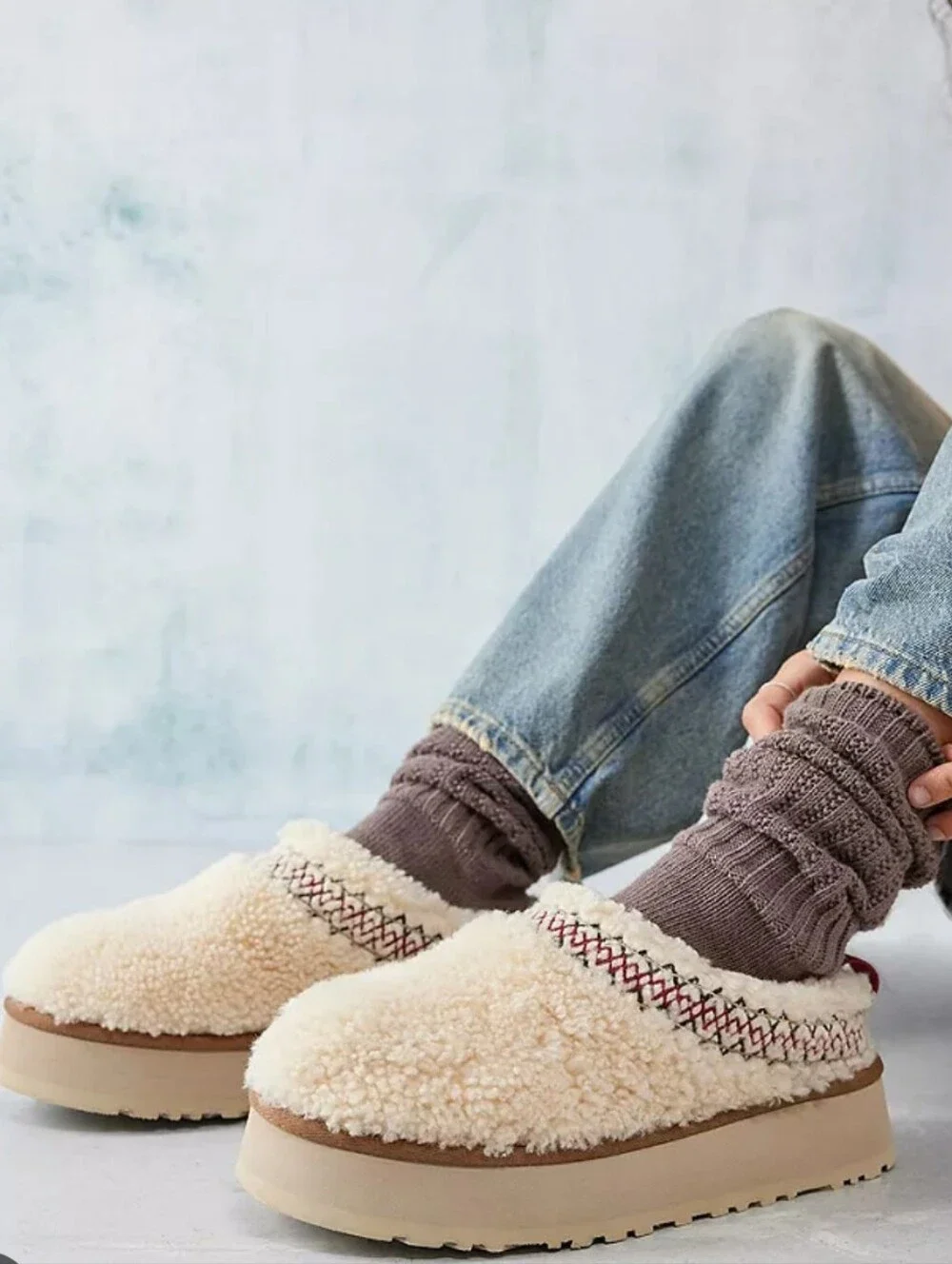 UGG Tazz Heritage Braid Slippers